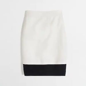 Colorblock Wool No. 2 Pencil Skirt